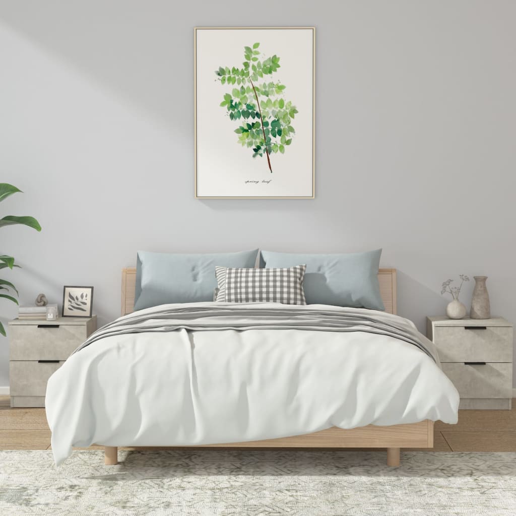 Bedside Cabinet Engineered Wood