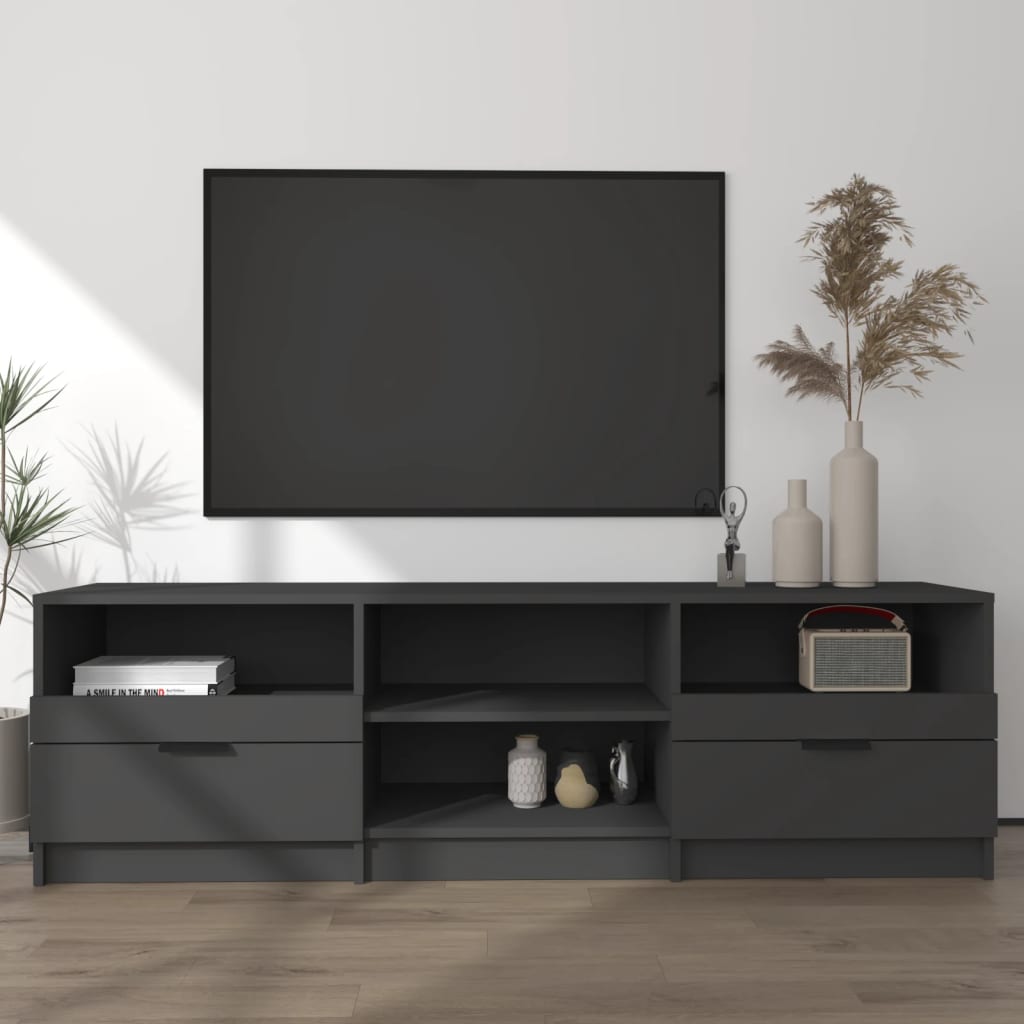 Tv Cabinet 150X33.5X45 Cm Engineered Wood