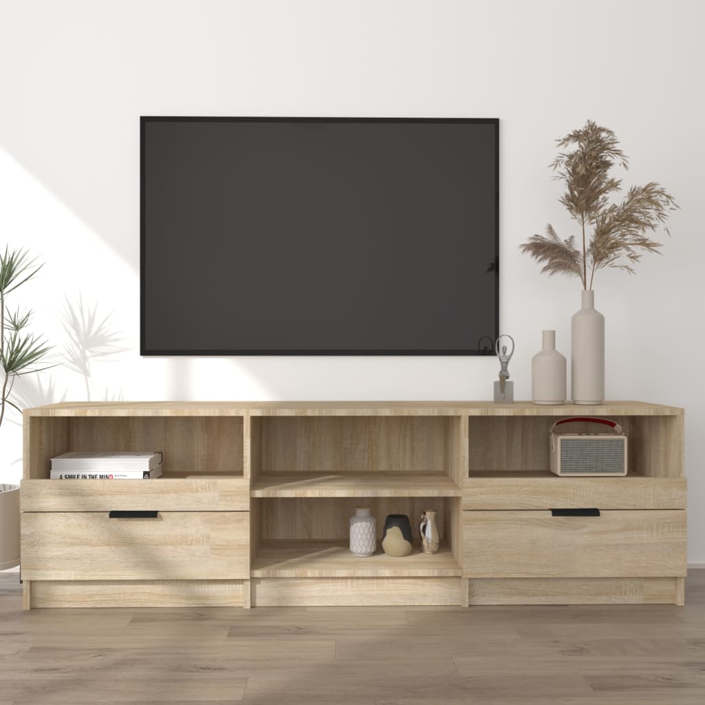 Tv Cabinet 150X33.5X45 Cm Engineered Wood