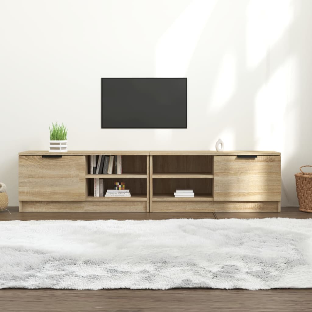 Tv Cabinet 80X35X36.5 Cm Engineered Wood