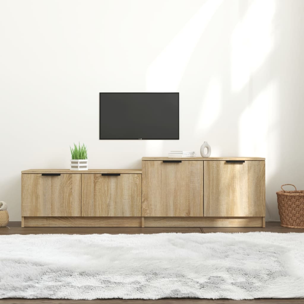 Tv Cabinet 158.5X36X45 Cm Engineered Wood