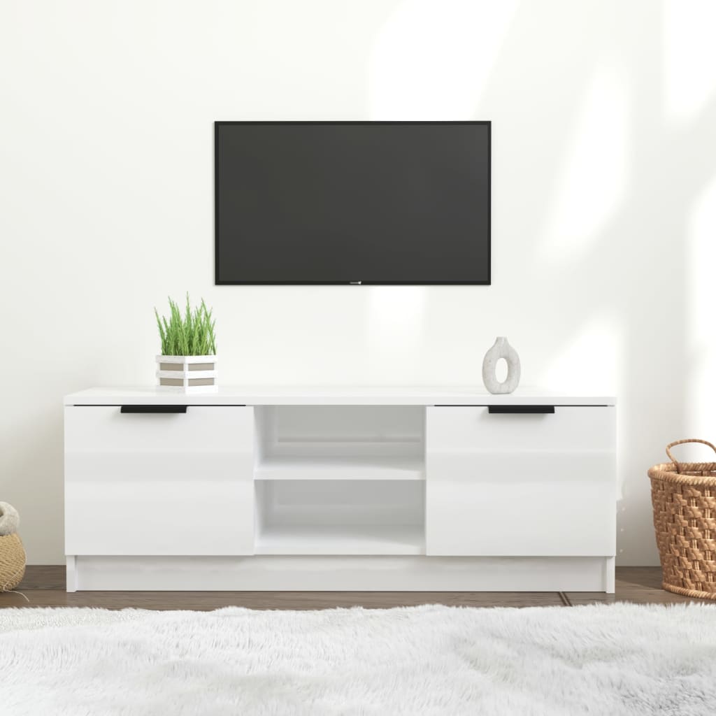 Tv Cabinet 102X35X36.5 Cm Engineered Wood