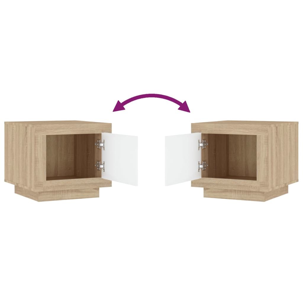 Coffee Table 51X50X45 Cm Engineered Wood