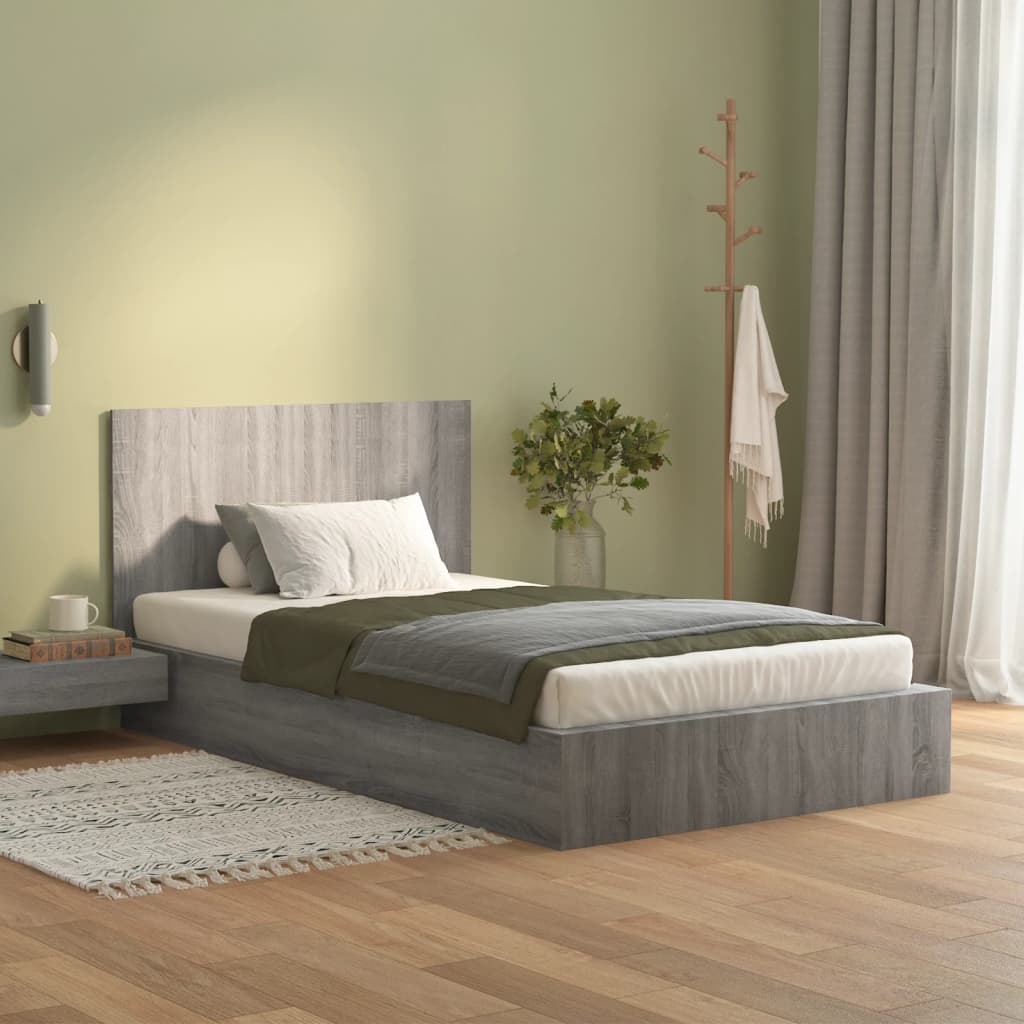 Bed Headboard 120X1.5X80 Cm Engineered Wood