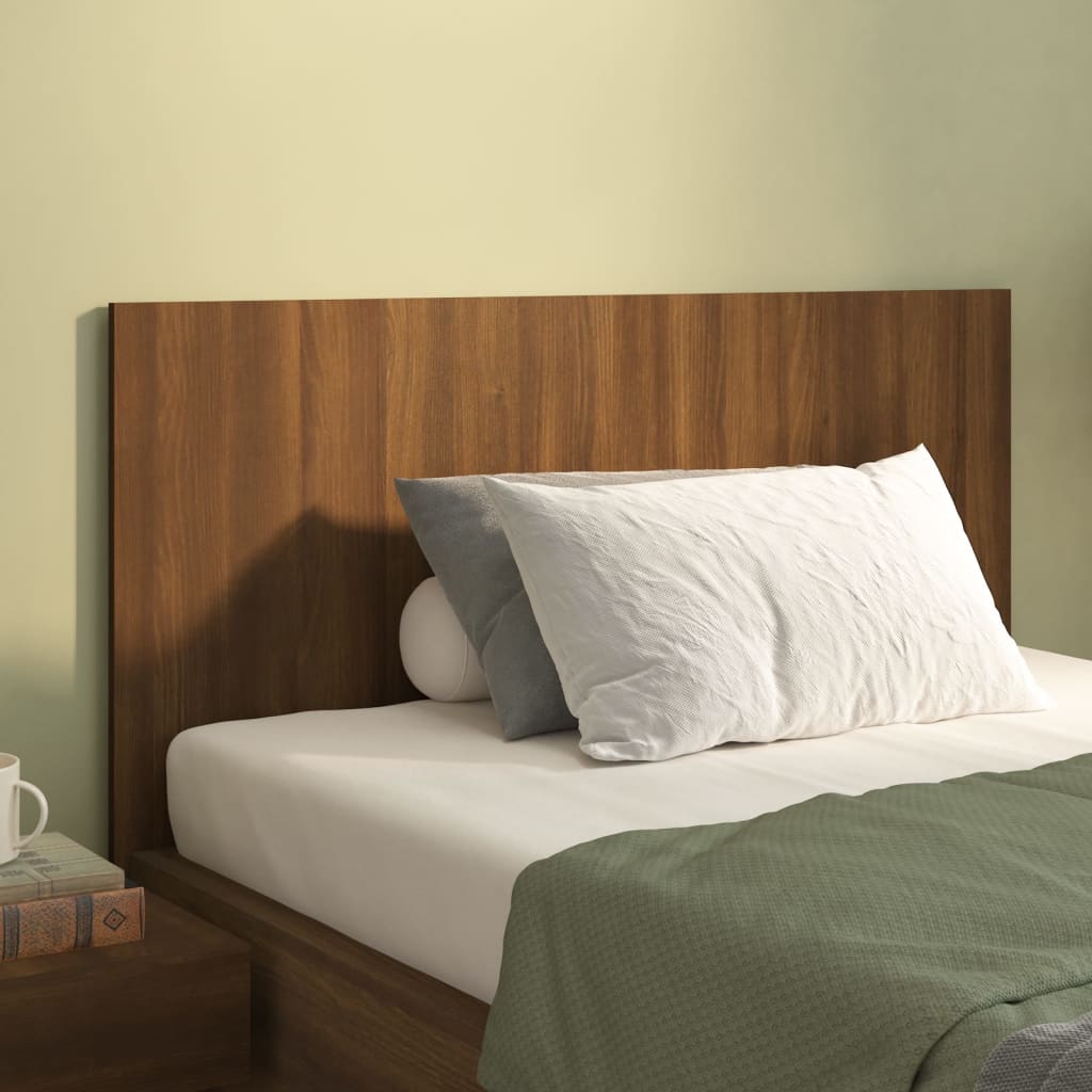 Bed Headboard 120X1.5X80 Cm Engineered Wood