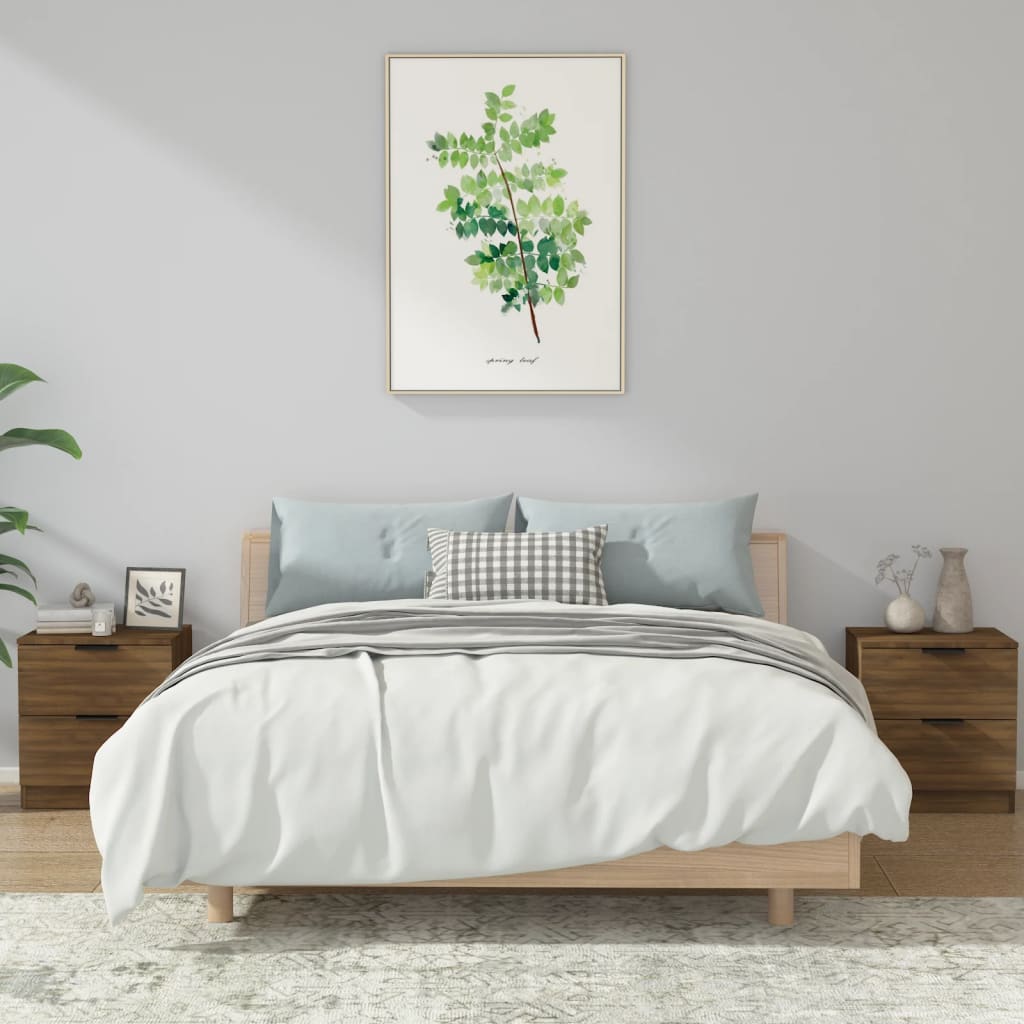 Bedside Cabinet Engineered Wood