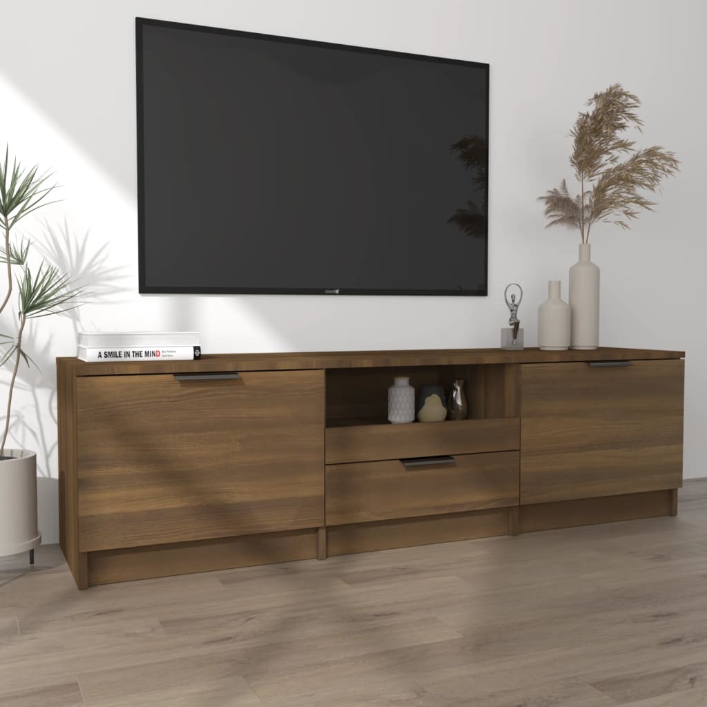 Tv Cabinet 140X35X40 Cm Engineered Wood