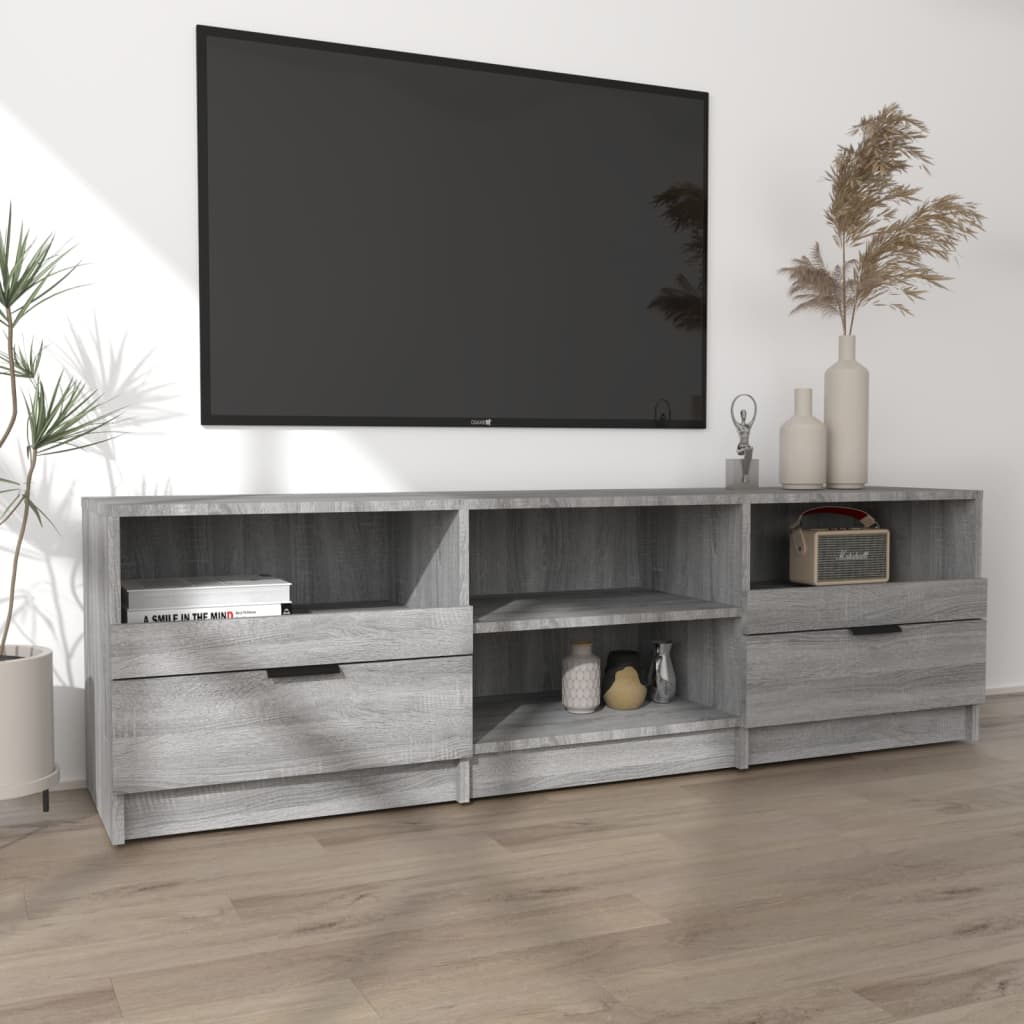 Tv Cabinet 150X33.5X45 Cm Engineered Wood