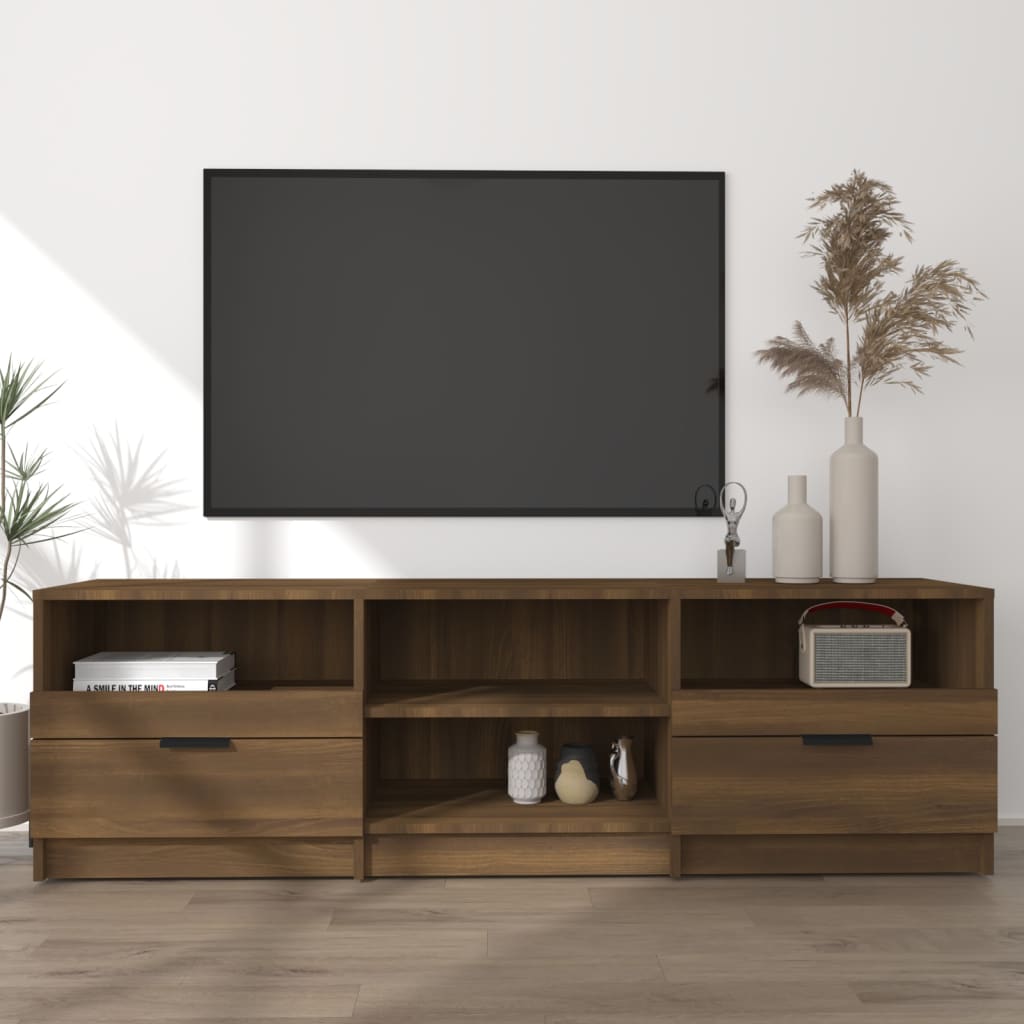 Tv Cabinet 150X33.5X45 Cm Engineered Wood