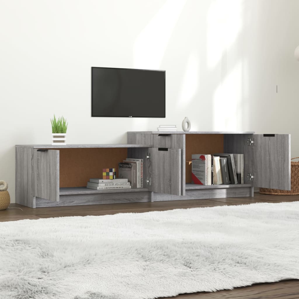 Tv Cabinet 158.5X36X45 Cm Engineered Wood