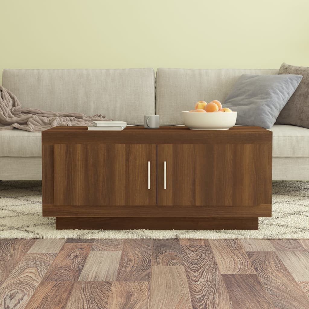 Coffee Table 102X50X45 Cm Engineered Wood