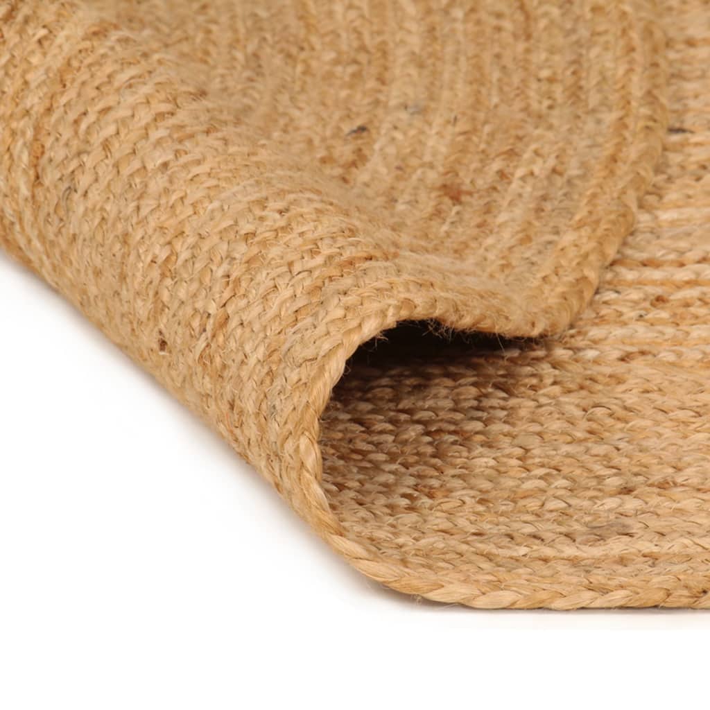Area Rug Braided Jute Round