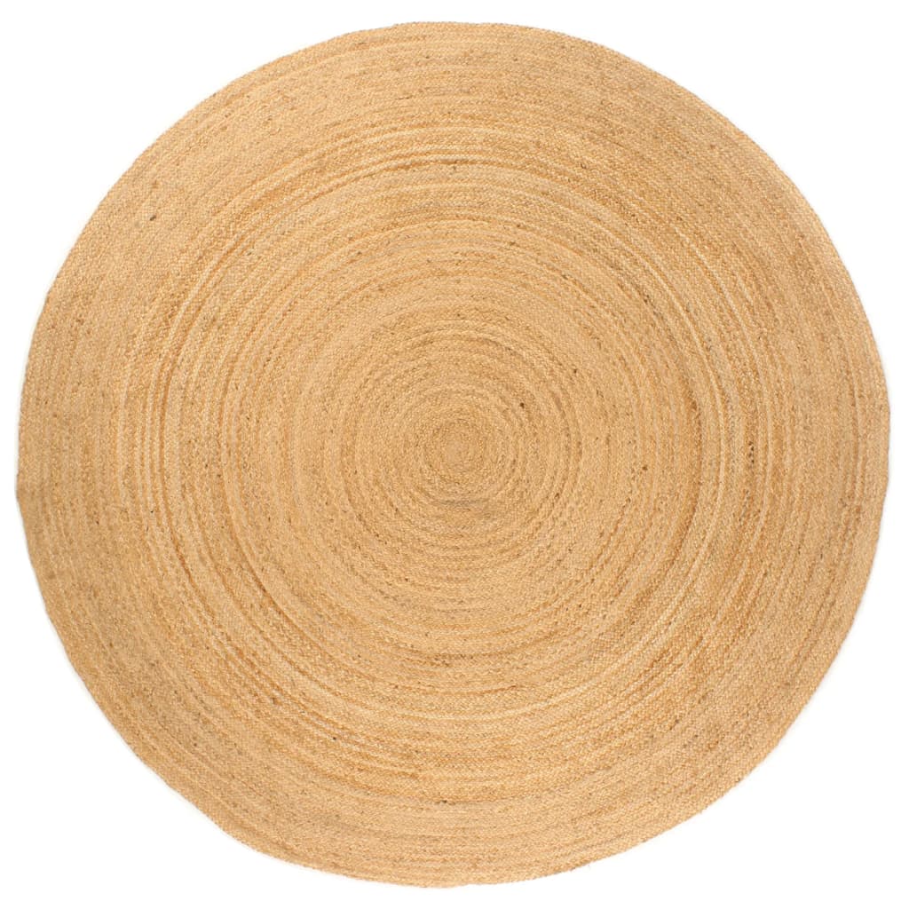 Area Rug Braided Jute Round
