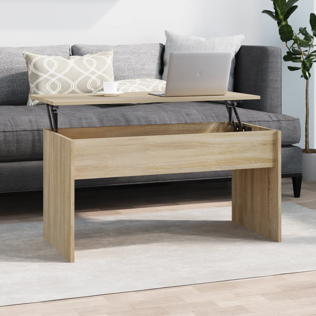 Coffee Table 80X50.5X41.5 Cm Engineered Wood