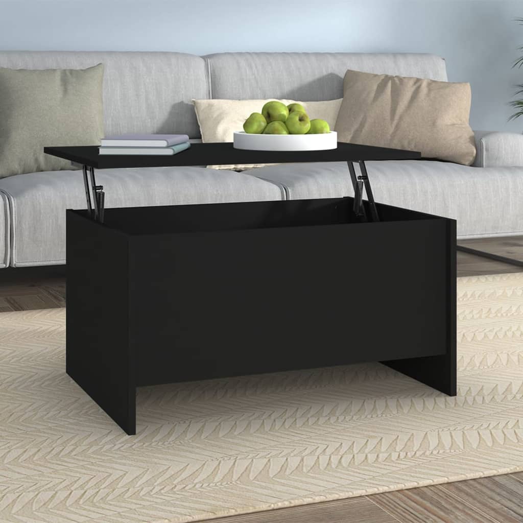 Coffee Table 80X55.5X41.5 Cm Engineered Wood