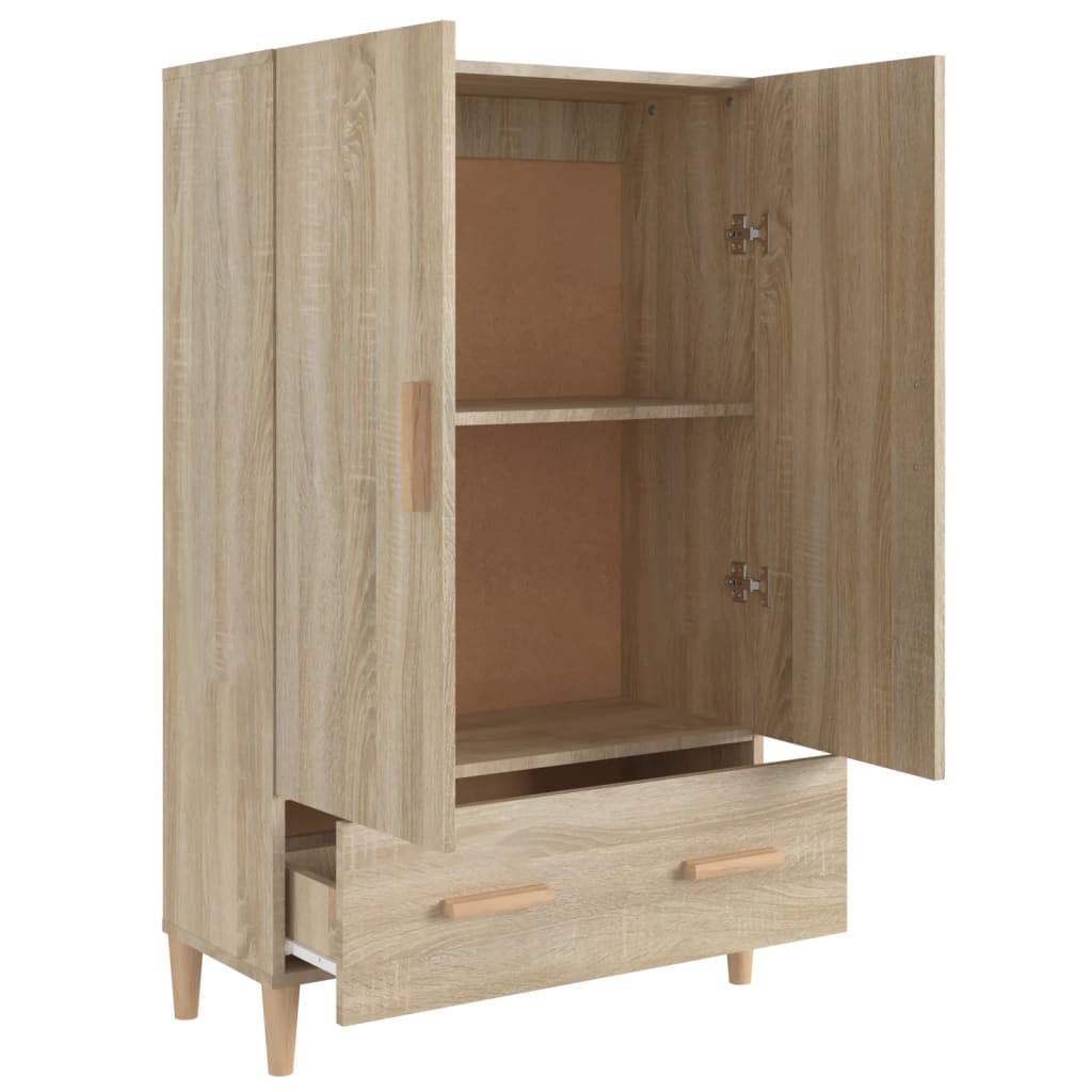 Highboard 70X31X115 Cm Engineered Wood