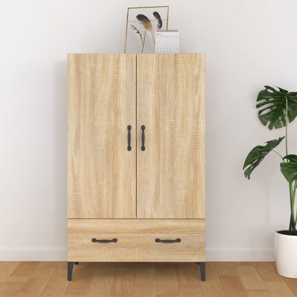 Highboard 70X31X115 Cm Engineered Wood
