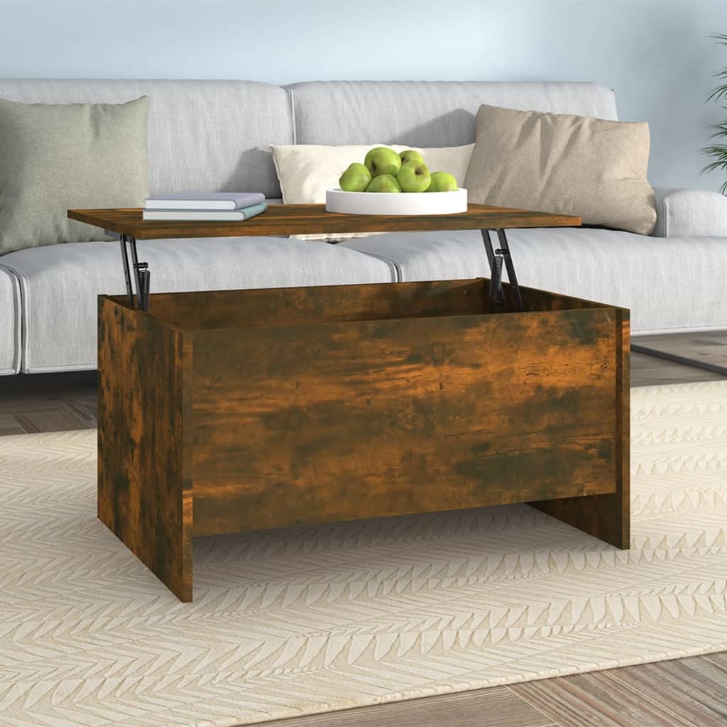 Coffee Table 80X55.5X41.5 Cm Engineered Wood