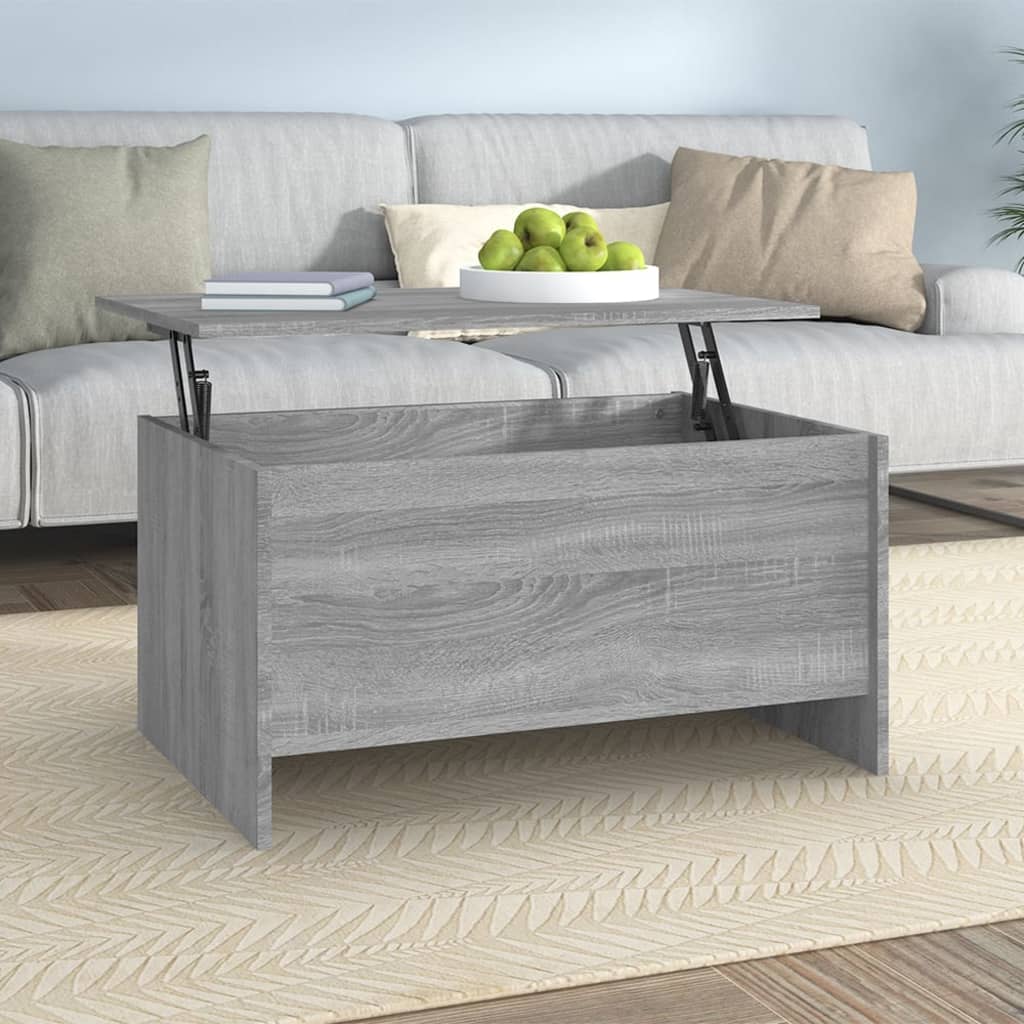 Coffee Table 80X55.5X41.5 Cm Engineered Wood