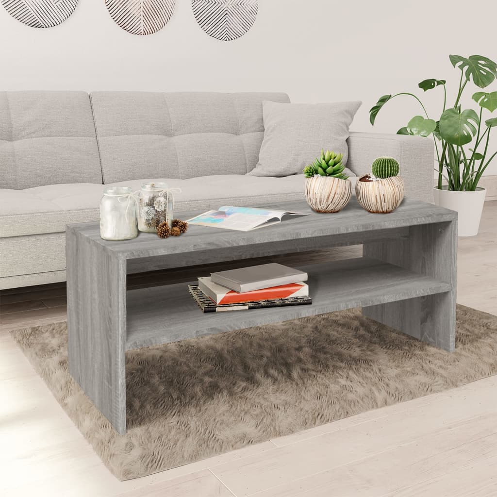 Coffee Table 100X40X40 Cm Engineered Wood