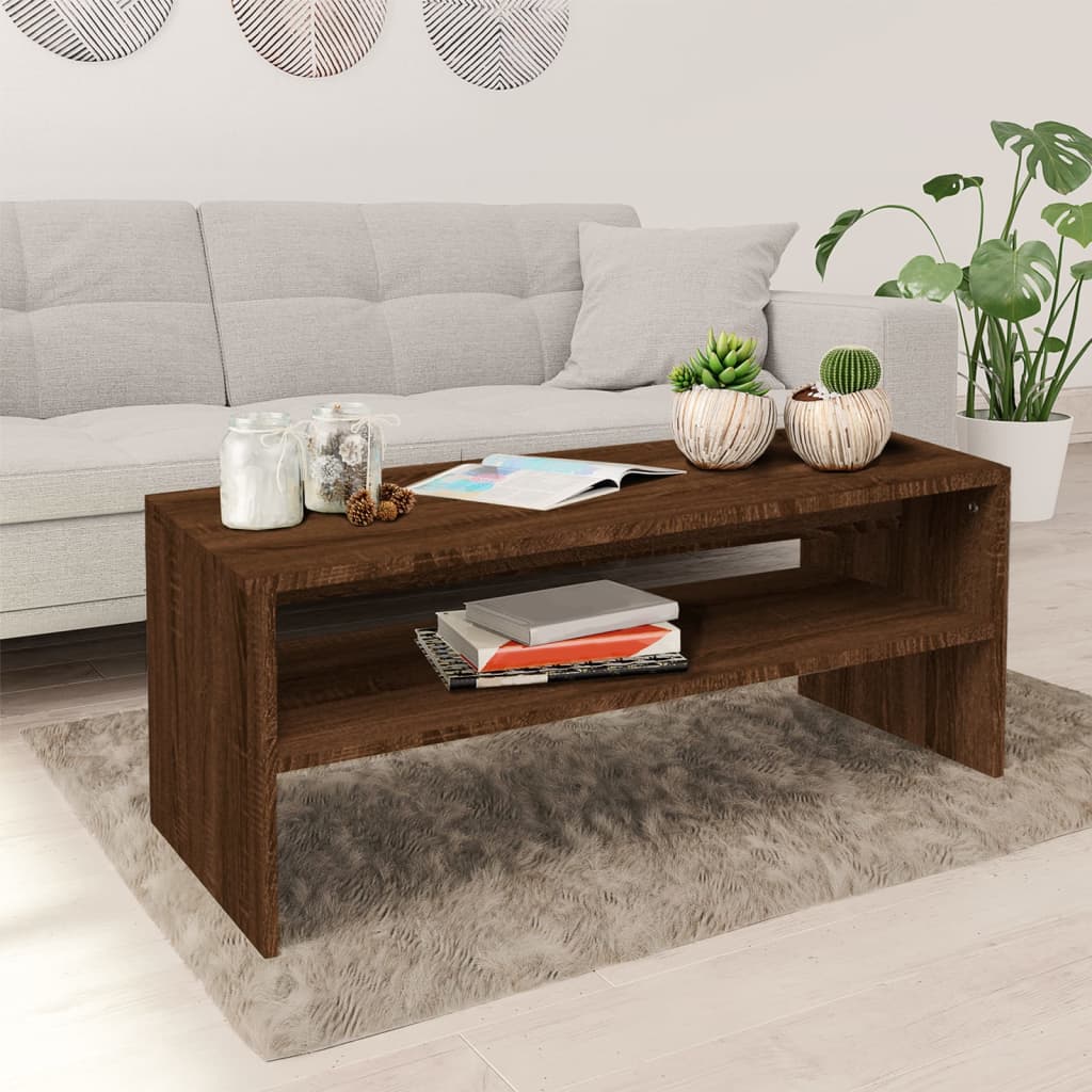 Coffee Table 100X40X40 Cm Engineered Wood