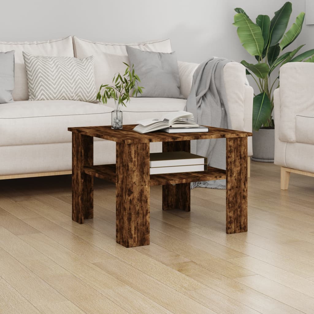 Coffee Table 60X60X42 Cm Engineered Wood