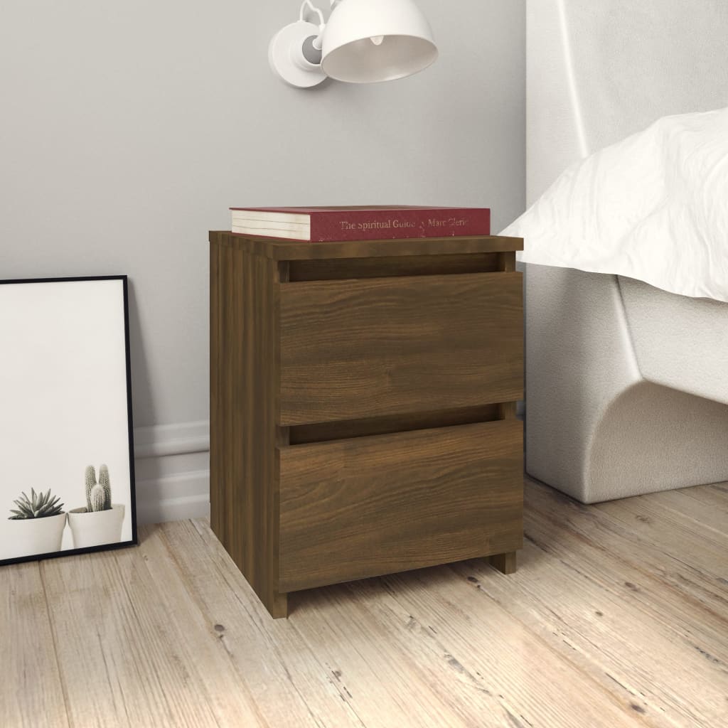 Bedside Cabinet 30X30X40 Cm Engineered Wood