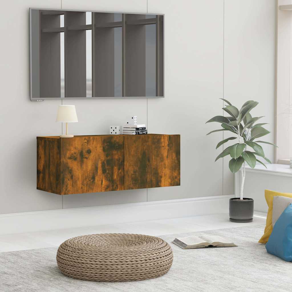 Tv Cabinets 2 Pcs 80X30X30 Cm Engineered Wood