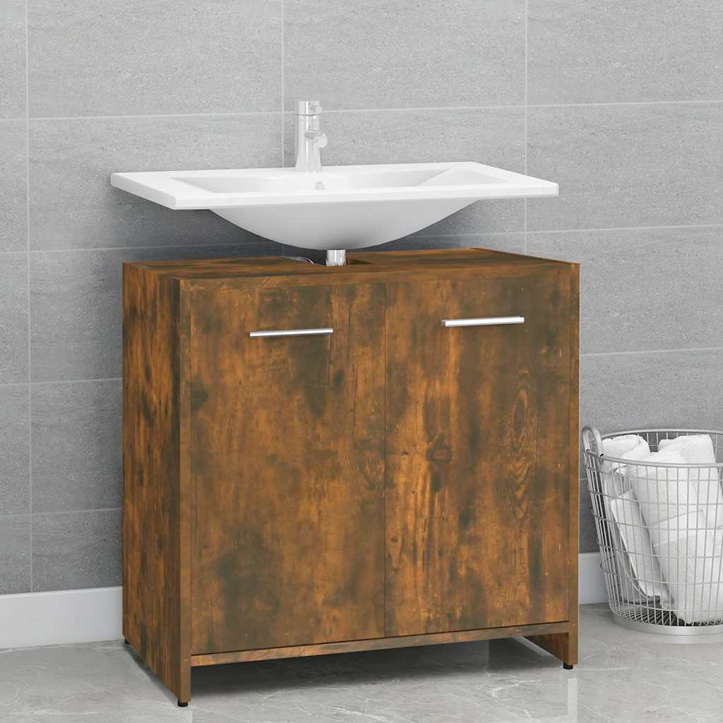 Bathroom Cabinet 60X33X61 Cm Engineered Wood