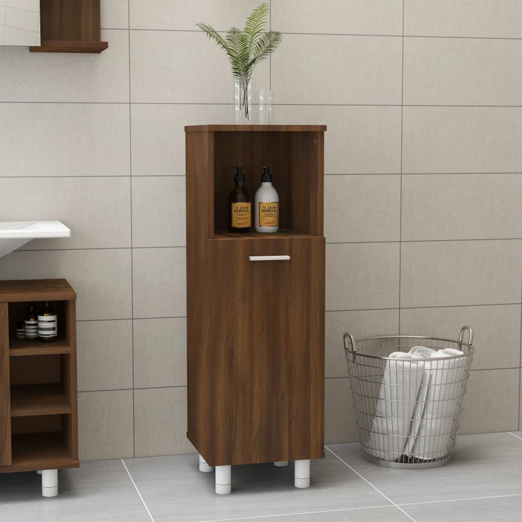 Bathroom Cabinet 30X30X95 Cm Engineered Wood