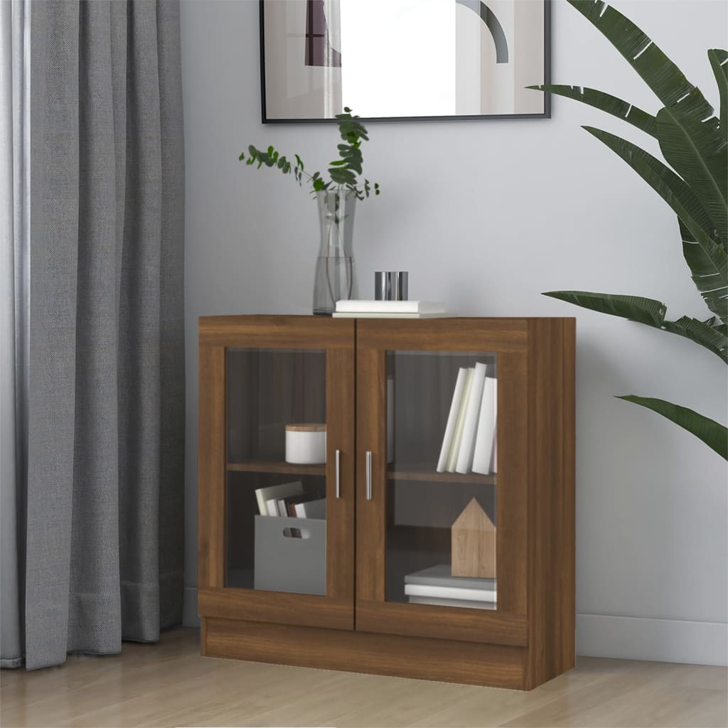 Vitrine Cabinet 82.5X30.5X Engineered Wood