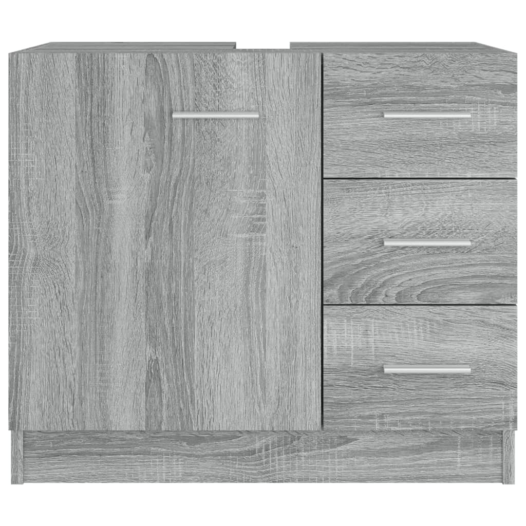 Sink Cabinet 63X30X54 Cm Engineered Wood