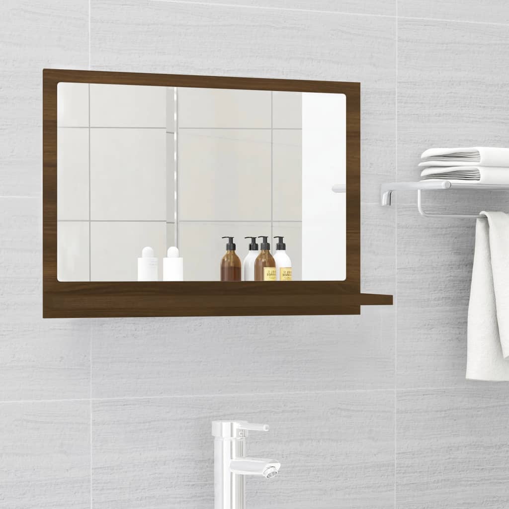 Bathroom Mirror Engineered Wood