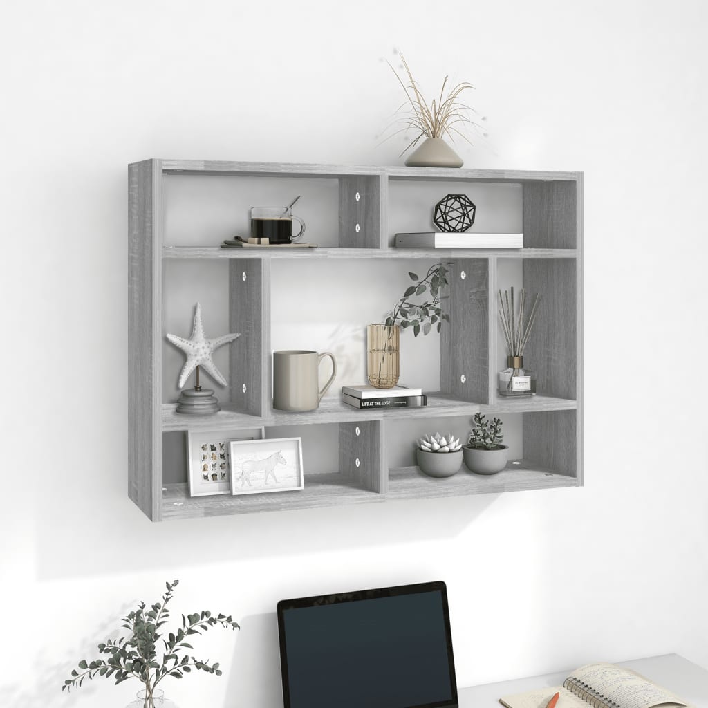 Wall Shelf 75X16X55 Cm Engineered Wood