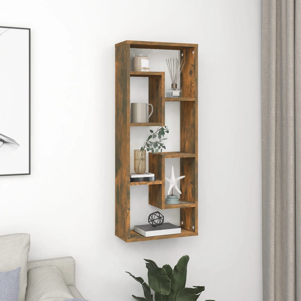 Wall Shelf 36X16X90 Cm Engineered Wood