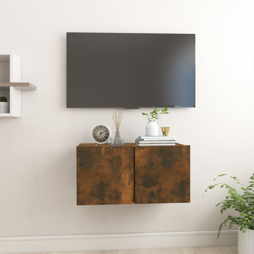 2 Piece Hanging Tv Cabinet Set 60X30X30 Cm