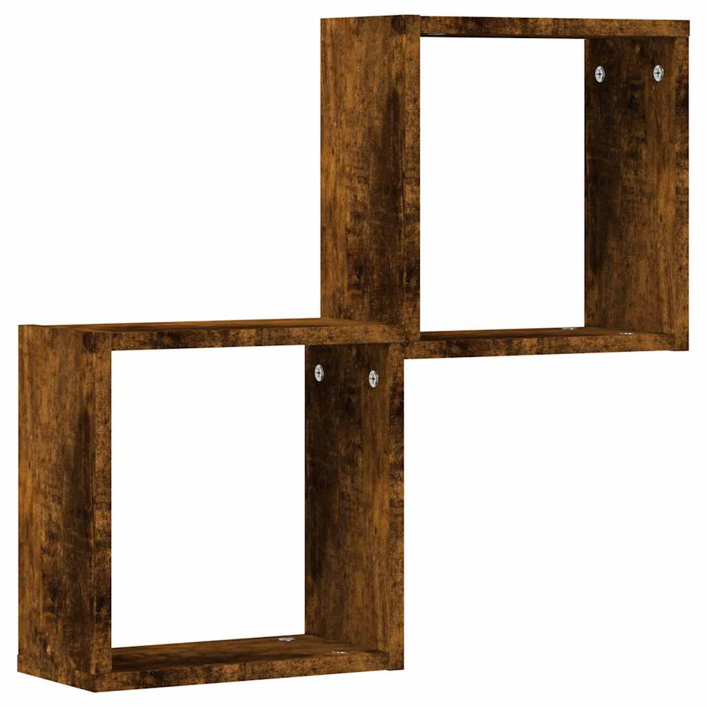 Wall Cube Shelves 2 Pcs 30X15X30 Cm