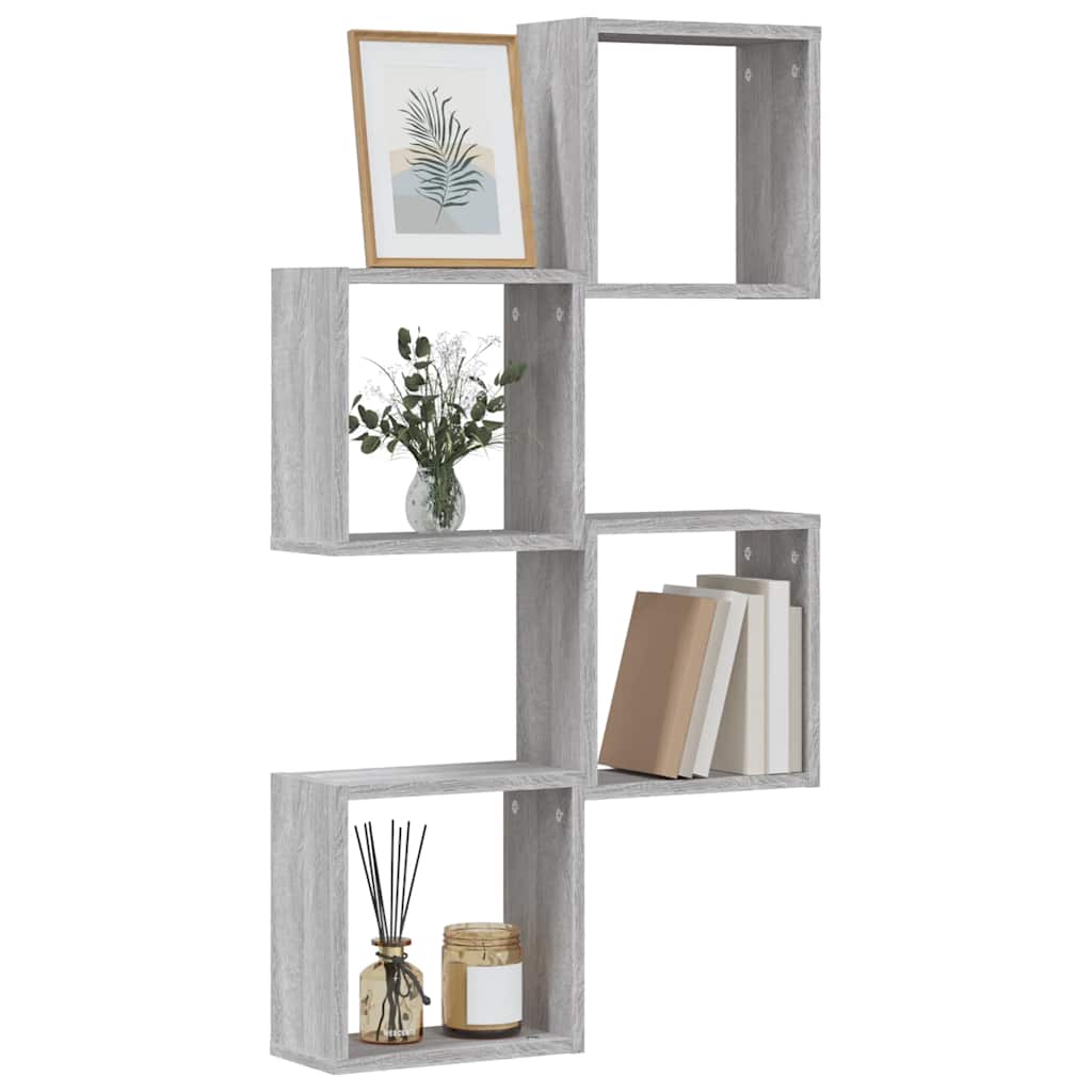 Wall Cube Shelves 2 Pcs 30X15X30 Cm