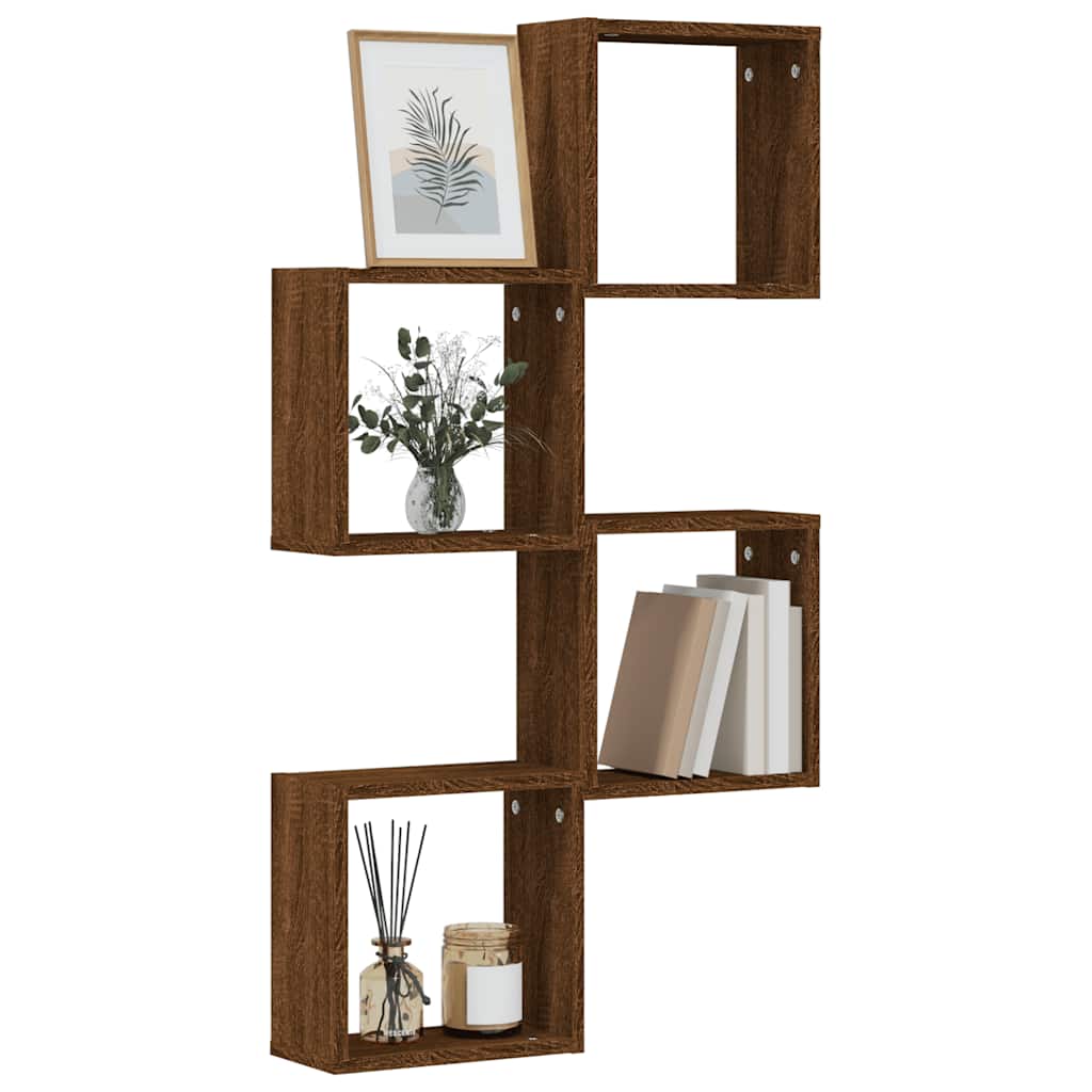 Wall Cube Shelves 2 Pcs 30X15X30 Cm