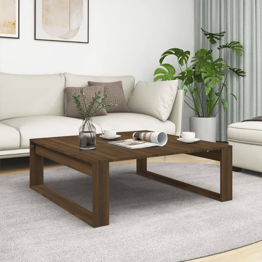 Coffee Table 100X100X35 Cm Engineered Wood