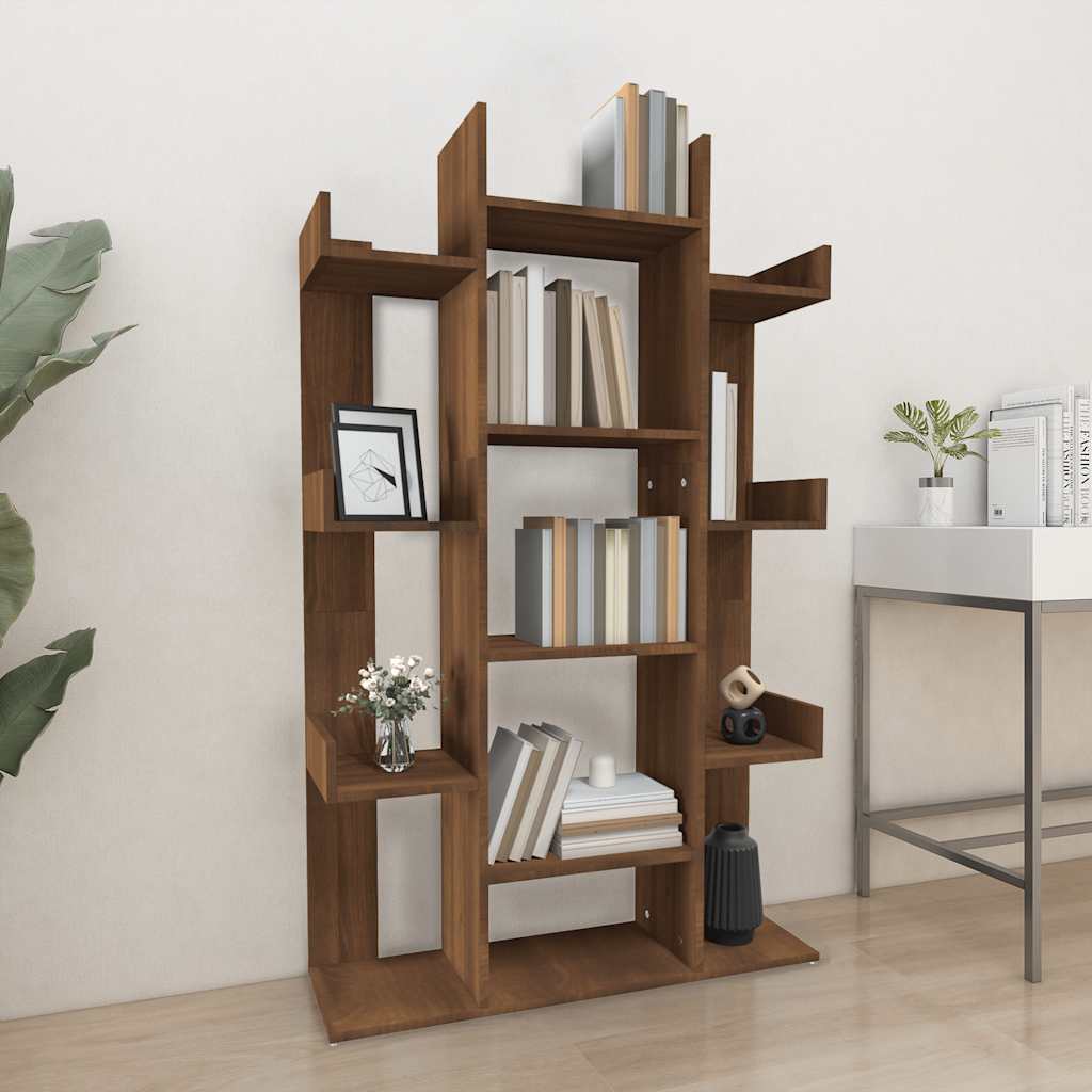 Book Cabinet 48X25.5X140 Cm Engineered Wood