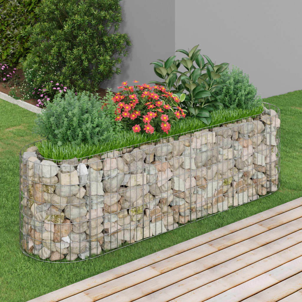 Gabion Raised Bed Galvanised Iron