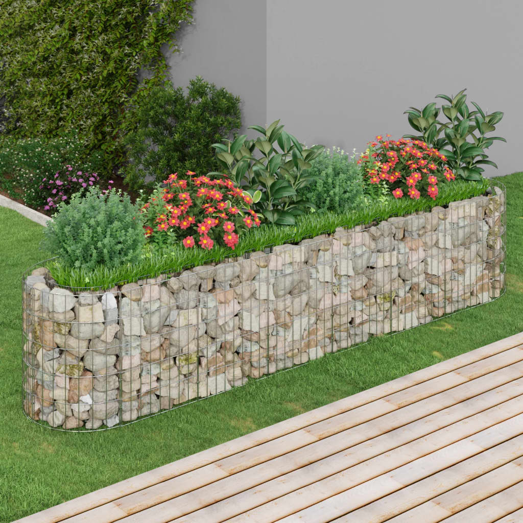 Gabion Raised Bed Galvanised Iron