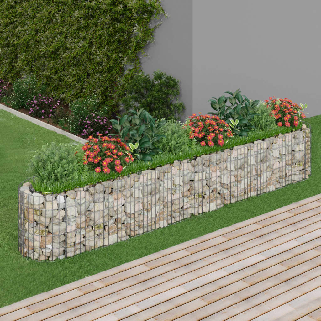 Gabion Raised Bed Galvanised Iron