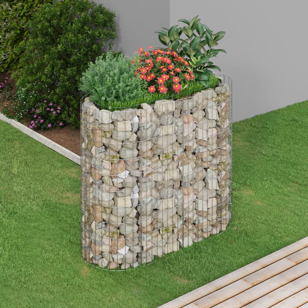 Gabion Raised Bed Galvanised Iron