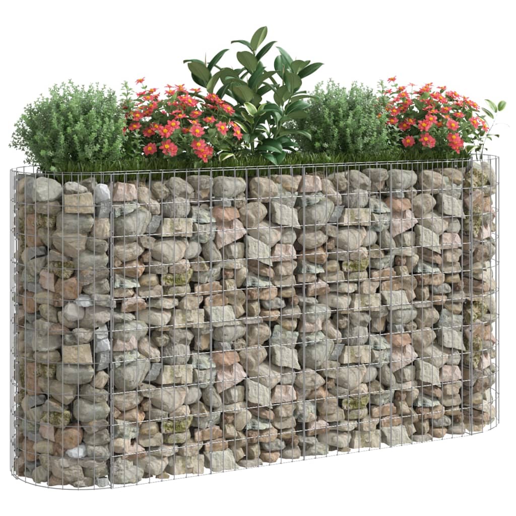 Gabion Raised Bed Galvanised Iron