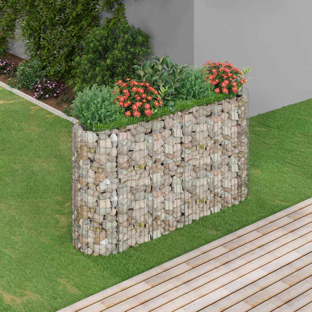 Gabion Raised Bed Galvanised Iron