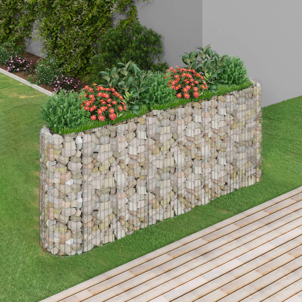 Gabion Raised Bed Galvanised Iron