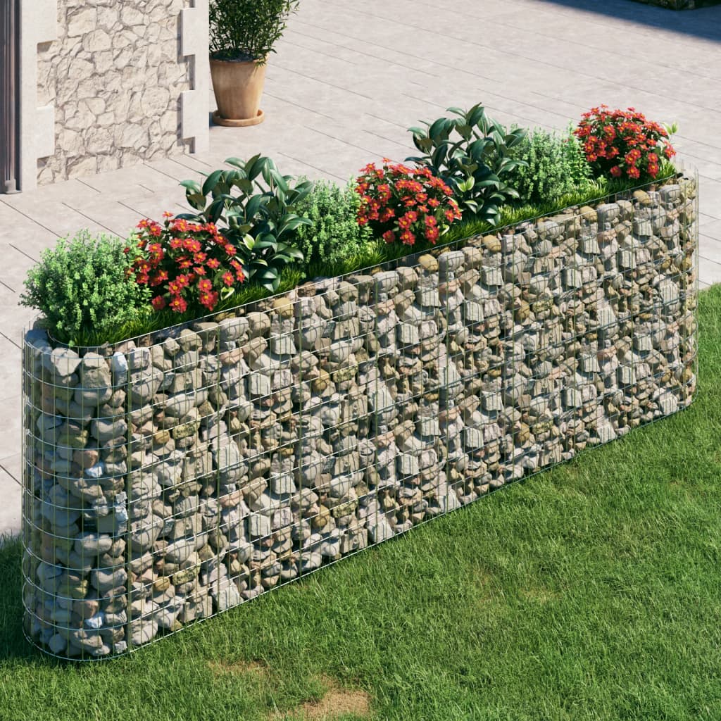 Gabion Raised Bed Galvanised Iron