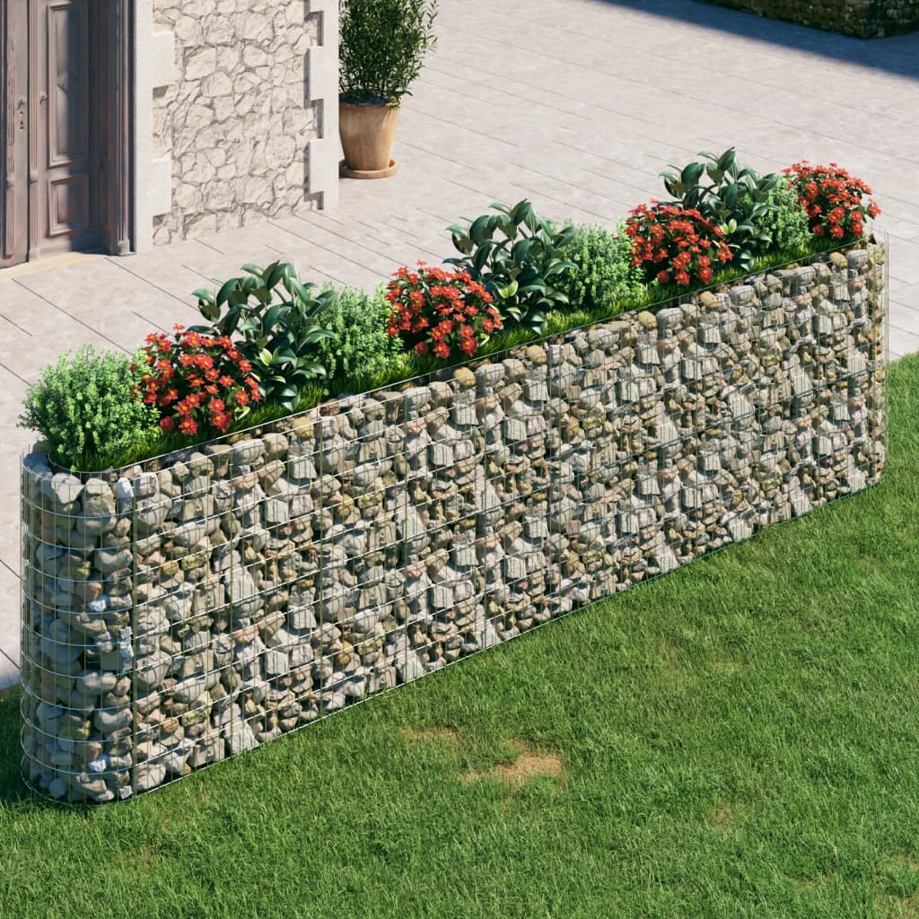 Gabion Raised Bed Galvanised Iron